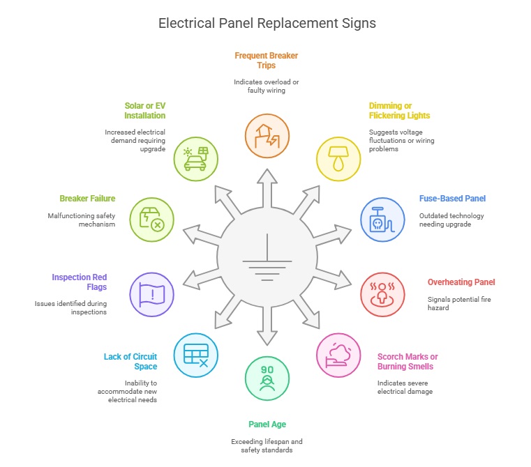An,Electrician,Wearing,Protective,Dielectric,Gloves,Turns,Off,Power,Supply