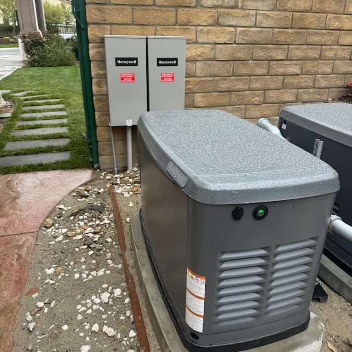 Power Route Electric Generator Installation in Pasadena